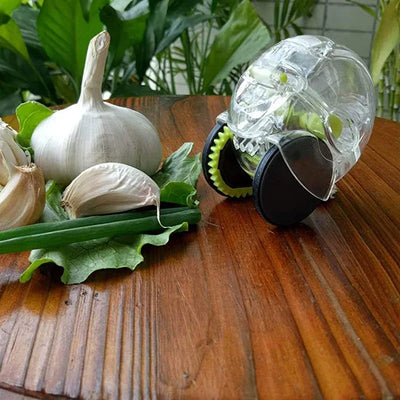 Kitchen Gadget Tool Garlic Chopper Wheel Garlic Mincer Roller Kitchen Aid Garlic Hand Crusher Kitchen Items Outils Cuisine
