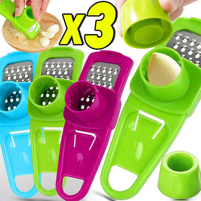 1/3pcs Garlic Press Crusher Manual Mincer Chopping Tool Home Garlic Masher Kitchen Ginger Garlic Grinding Grater Kitchen Tools