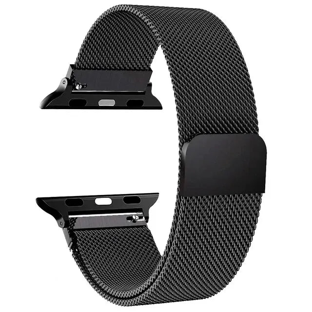 Milanese Loop Strap For Apple Watch Band 49mm 44mm 40 45mm 41mm Metal Stainless Steel Bracelet Iwatch Series 10 46mm 42mm Ultra2