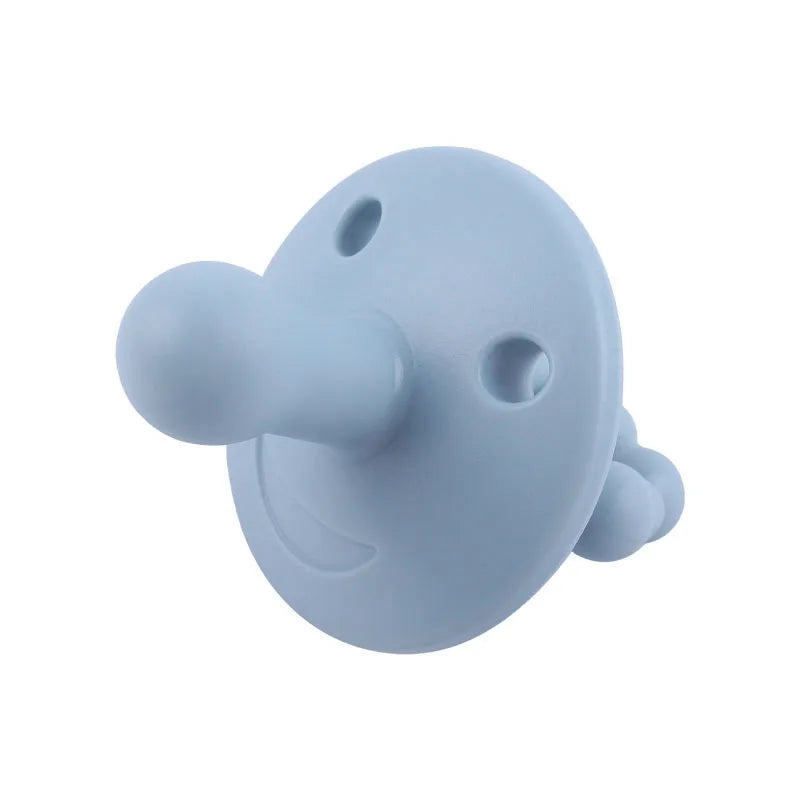 Baby Silicone Pacifier Newborn Infant Chewing Supplies Nipple Dummy Soft Teether Toy Food Grade Silicone Nursing Accessories