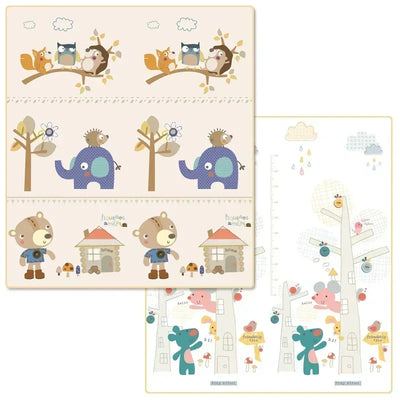 Foldable Cartoon Play Mat Kid Rug Puzzle Infant Carpet Waterproof Early Education Gym Baby XPE Crawling Pad Rug Developing Mat