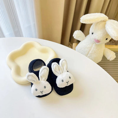Cartoon Rabbit Baby Socks Cute Animal Doll Newborn Floor Sock Korean Solid Color Infant Toddler Boy Girls Ankle Socks