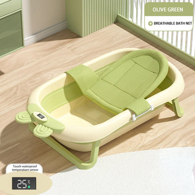 Baby Folding Tub Baby Tub 0-6 years old Large size Newborn Baby Products Bath Seat Bathtub Children's Baby Shower Tub Wash basin