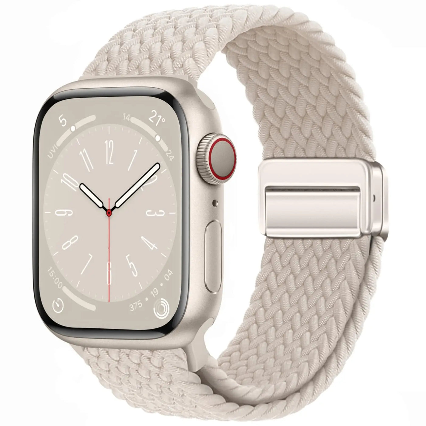 Braided Strap For Apple Watch Band 40mm 45mm 41mm 44mm 49mm 38 magnetic buckle Nylon Bracelet iWatch series se 7 5 6 8 9 Ultra 2