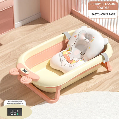 Baby Folding Tub Baby Tub 0-6 years old Large size Newborn Baby Products Bath Seat Bathtub Children's Baby Shower Tub Wash basin