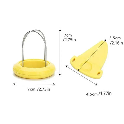 STAINLESS STEEL DETACHABLE KIWI & FRUIT PEELER – KITCHEN GADGETS & SALAD PREP TOOL