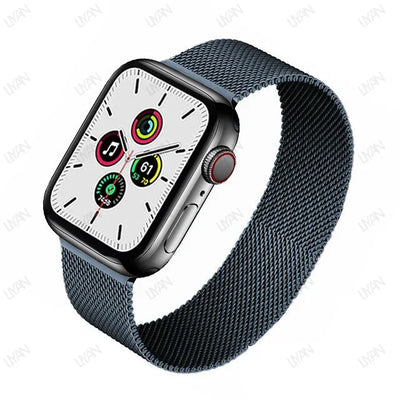 Milanese Loop for apple watch band 44mm 45mm 40mm 41mm 38-42mm pride bracelet iwatch series 9 8 7 6 SE 5 4 3 ultra 2 49mm strap