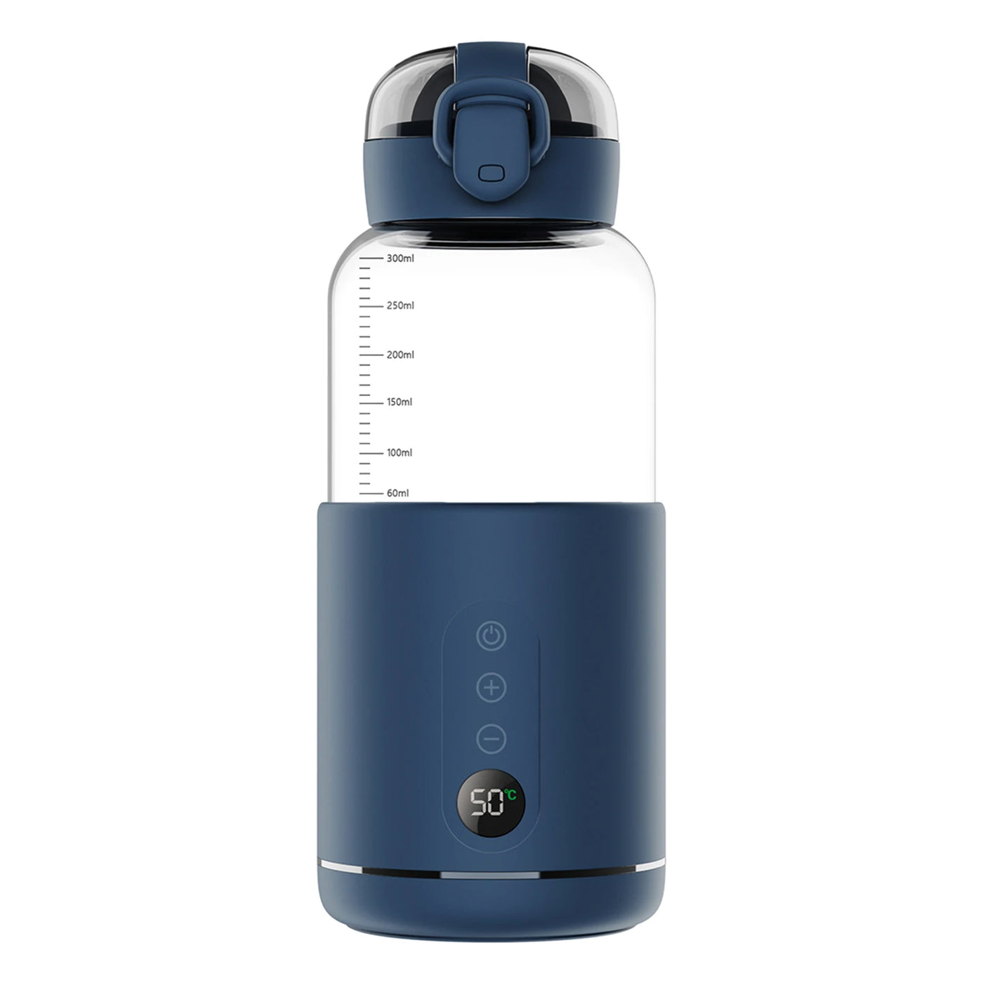 Portable 300ml Capacity Water Warmer for Baby Formula Precise Temperature Control Wireless Instant Water Warmer for Car Travel