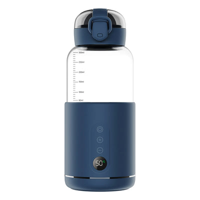 Portable 300ml Capacity Water Warmer for Baby Formula Precise Temperature Control Wireless Instant Water Warmer for Car Travel