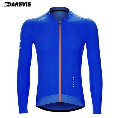 DAREVIE Cycling Jersey Long Sleeve Men Women 2025 Cool Feel Man Cycling Maillot Breathable Quick Dry SPF 50 Slim Fit Small Size