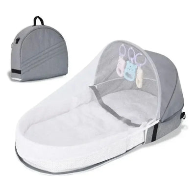 2024 Newborn Baby Isolation Bionic Travel Crib Convenient Folding Anti-stress Crib Middle Bed Toddler Bed  Baby Bassinet