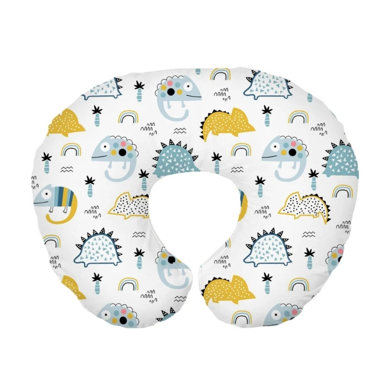 Washable Nursing Pillowcase Removable Nursing Pillow Cover Ushape Print Nursing Pillow Case Breastfeeding Pillow Sleeve