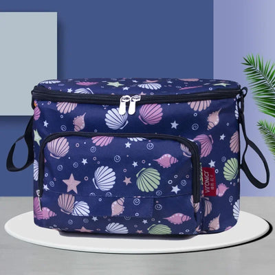 Black Stroller Organizer Bags Mummy Large Capacity Travel Hanging Bag Bottle Holder Pram Diaper Bags Baby Stroller Accessories
