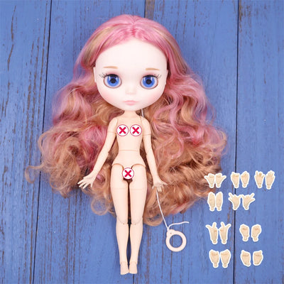 ICY DBS Blyth doll White Skin Glossy face Matte face Joint body with hand set A&B 1/6 bjd suitable diy makeup Special price