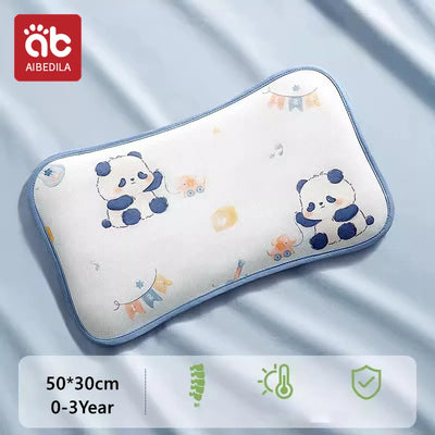 AIBEDILA BABY KIDS CARTOON HEAD PROTECTION PILLOW WITH ICE SHREDS AND CASSIA SEED FILLING FOR SLEEPING AND SUPPORT