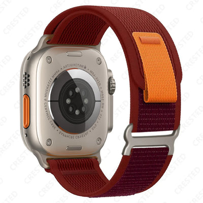 Trail Strap For Apple Watch Ultra 2 Band 49mm 45mm 44mm 42mm 40mm 41mm 38mm Nylon bracelet correa iwatch series10 9 8 7 6 5 4 SE