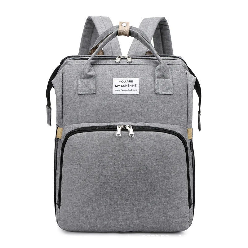 New Upgraded Minimalist Bag Portable Foldable Backpack Multifunctional Large Capacity Crib Mother Baby Mommy Bags Women Backpack