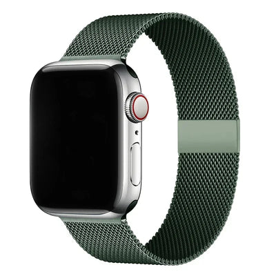 milanese Loop Band for apple watch Strap Ultra 49mm 45mm 44mm 41mm 40mm Metal Wristband bracelet iwatch series 9 8 7 6 5 4 3 SE