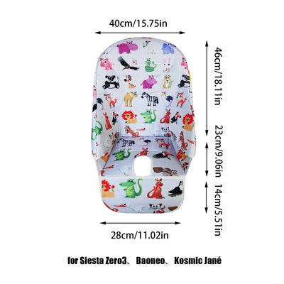 Baby Dining Chair Seat Cushion For Peg Perego for Siesta Zero3 for Baoneo for Kosmic Jané Oxford cloth Child Dining Chair Cover