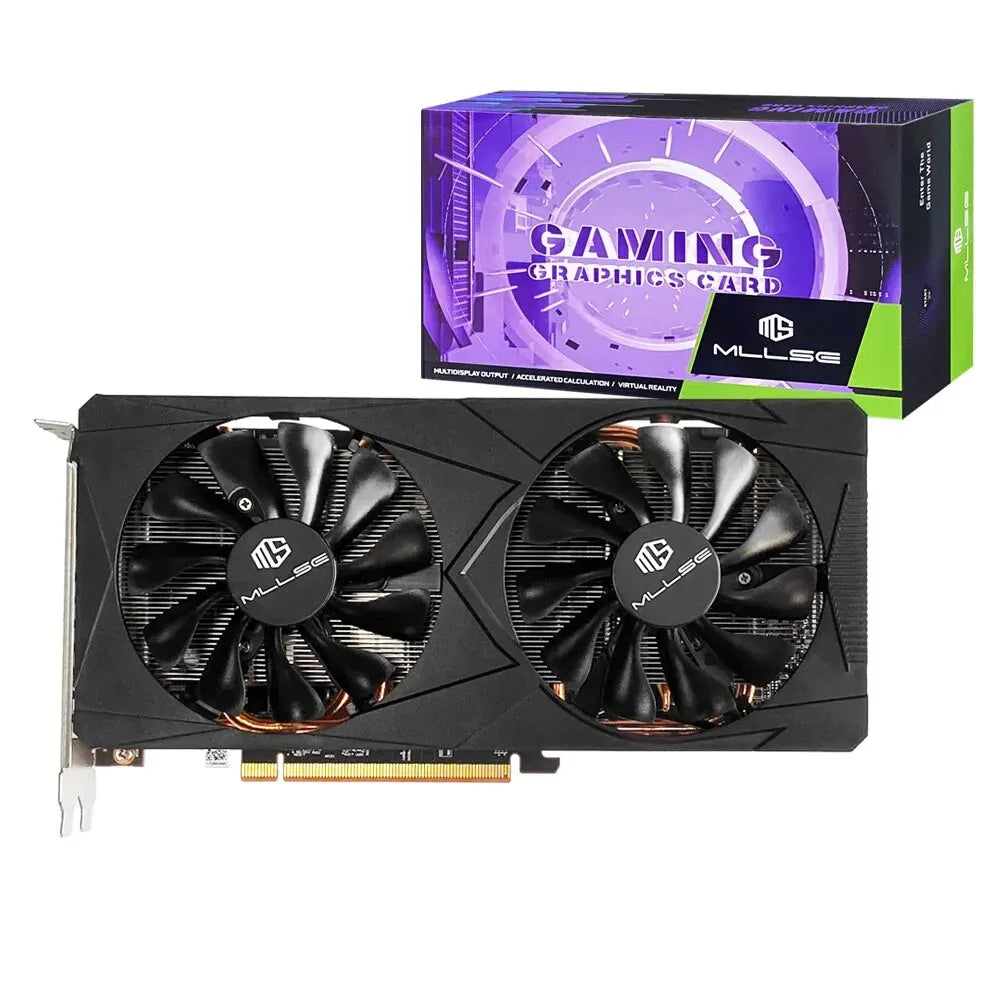 MLLSE AMD RX 5700 XT 8GB Graphics Card GDDR6 256Bit PCI-E 4.0×16 6+8Pin Radeon GPU Rx 5700XT Gaming Video Card Placa De Video