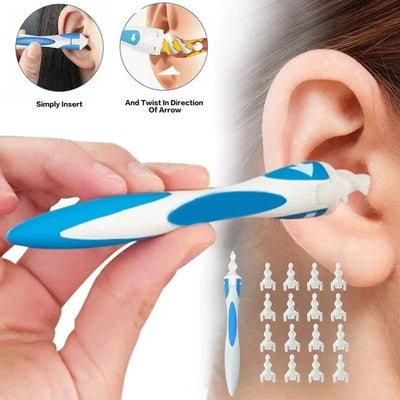 New Hot Ear Wax Arrival Spiral Silicon Removal Reusable Earwax Cleaner Care Soft Ears Cares Health Tools for Baby