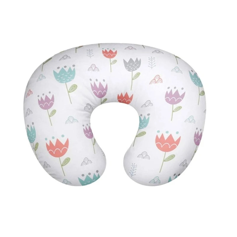 Baby Nursing Pillow Cover Newborn Maternity Breastfeeding Pillow Cover Print U-shape Nursing Pillow Breathable Slipcover