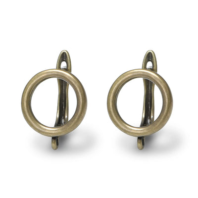 Bronze Musical Note Earrings Findings For DIY Jewelry Earring Hooks Accessory for Jewelry Handmade  Making Supplies