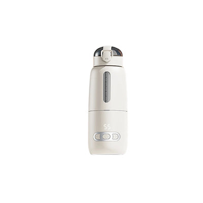Portable Baby Milk Bottle heater Wireless 316 Food Grade Borosilicate Glass Body 15000mAh Constant 12 Hours Baby Bottle Warmer