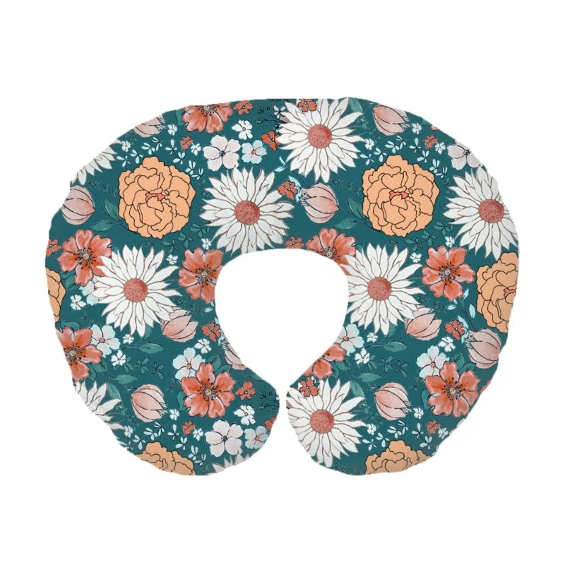 Washable Nursing Pillowcase Removable Nursing Pillow Cover Ushape Print Nursing Pillow Case Breastfeeding Pillow Sleeve