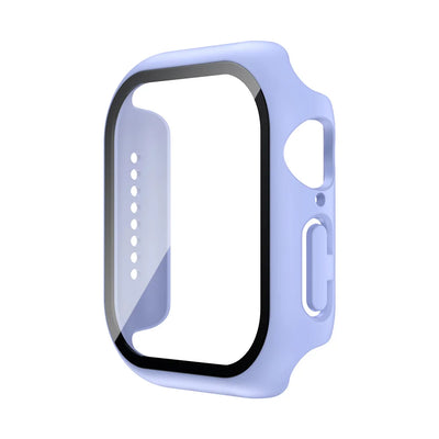 Tempered Glass+Case For Apple Watch 38mm 40mm 41mm 42mm 44mm 45mm 46mm Screen Protector Protective Cover iWatch 10 8 7 9 6 SE 5