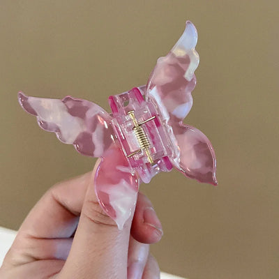 Butterfly Hair Claw New Vintage Acetate Fiber Sweet Colorful Hair Accessories Women Hair Clamps Hair Clip Crab Headband Clips