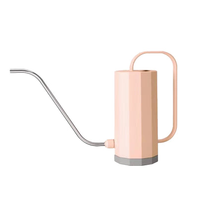 1000ml Plant Watering Can Stainless Steel Curved Mouth Watering Pot Household Removable Nozzle Multi-function Bonsai Garden Tool