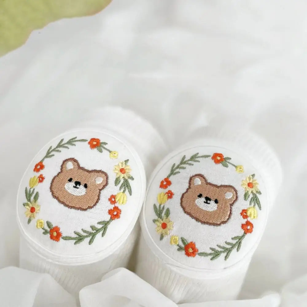Cute Cotton Baby Knee Pads Sponge Cartoon Design Crawling Toddler Protective Gear Cloth Accessories Elbow Pads Infant