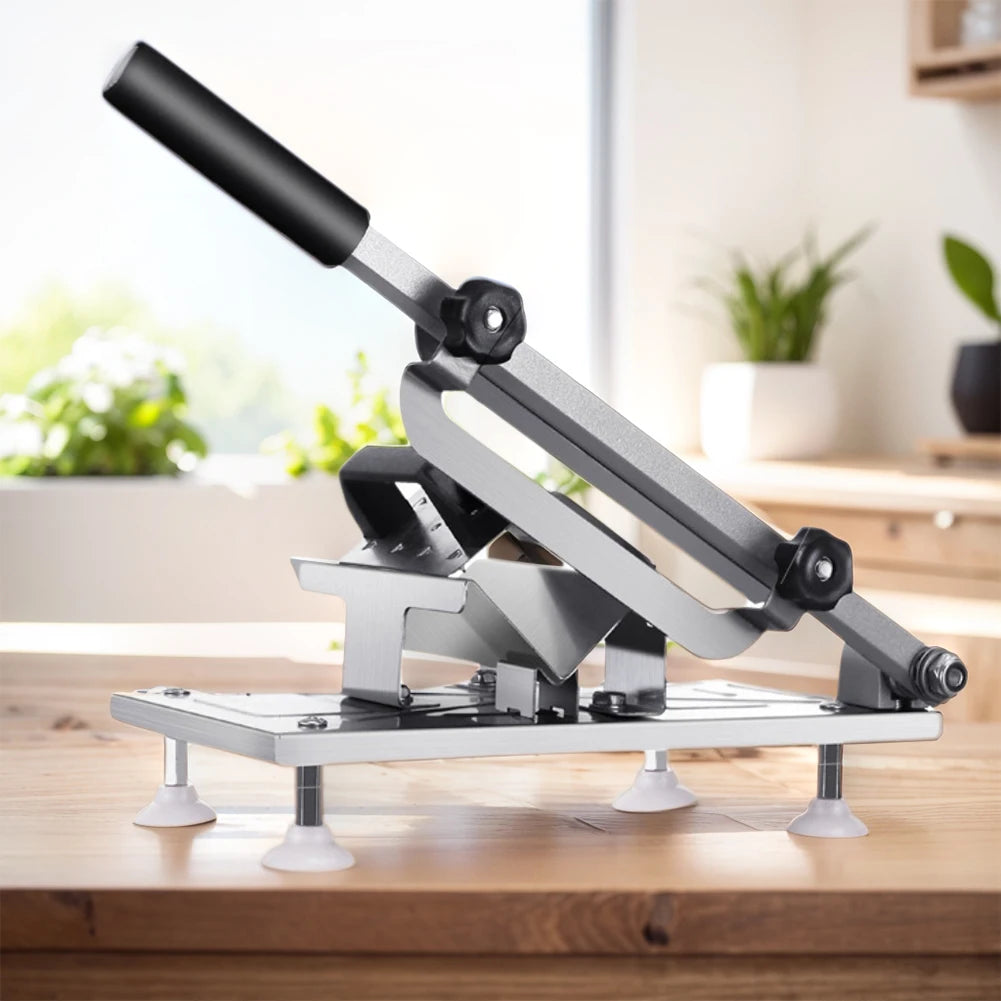 Beef Herb Mutton Rolls Cutter Vegetable Frozen Meat Kitchen Cutting Machine Stainless Steel Manual Lamb Slicer Household Gadgets