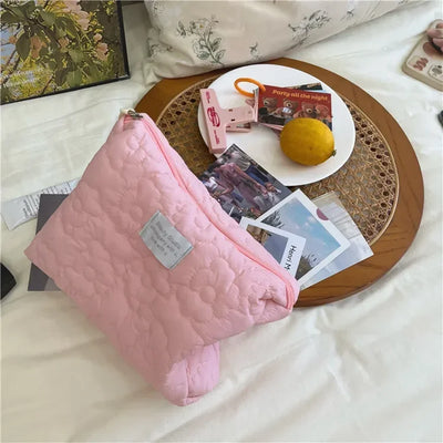 2024 NEW FLOWER PATTERN MAKEUP BAG – COSMETIC TOILETRY ORGANIZER ZIPPER TRAVEL POUCH FOR WOMEN