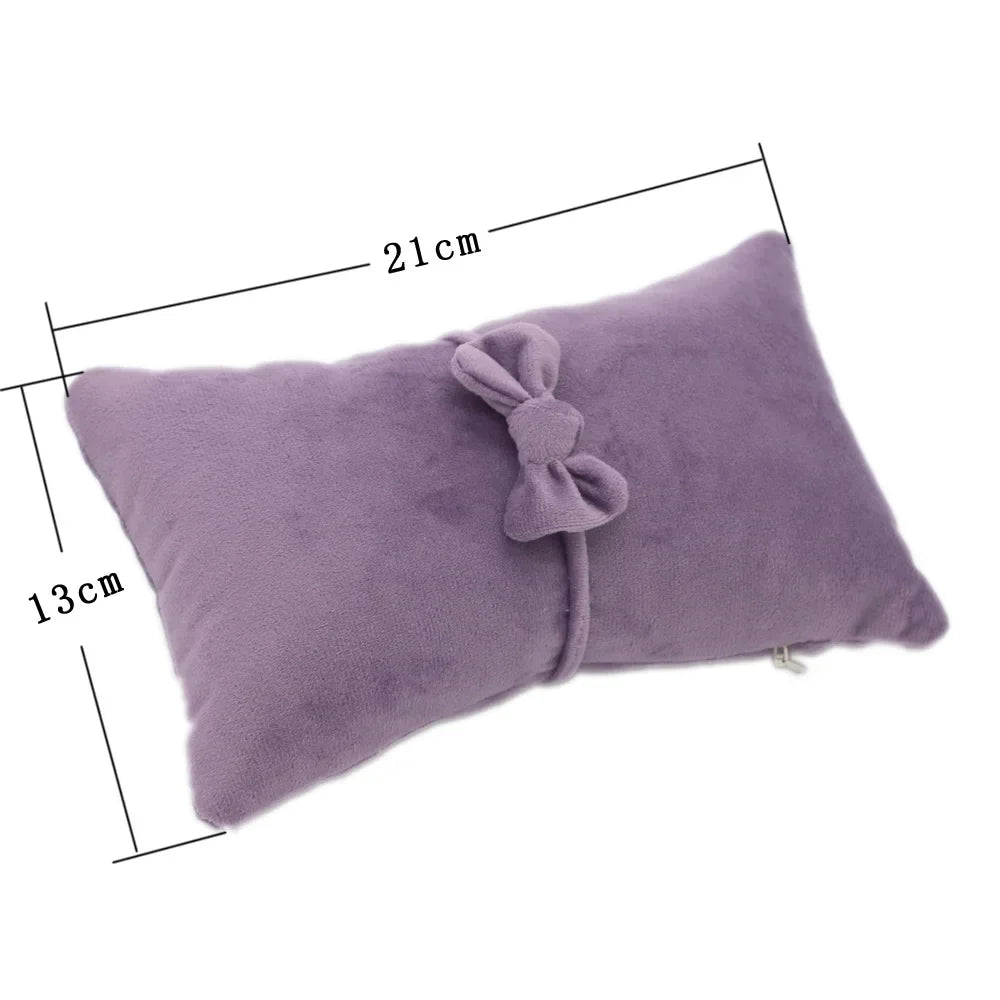 Baby Girl Headband Newborn  Photography Props Pillow Mat Cushion Photography Accessories Bowknot Headwear
