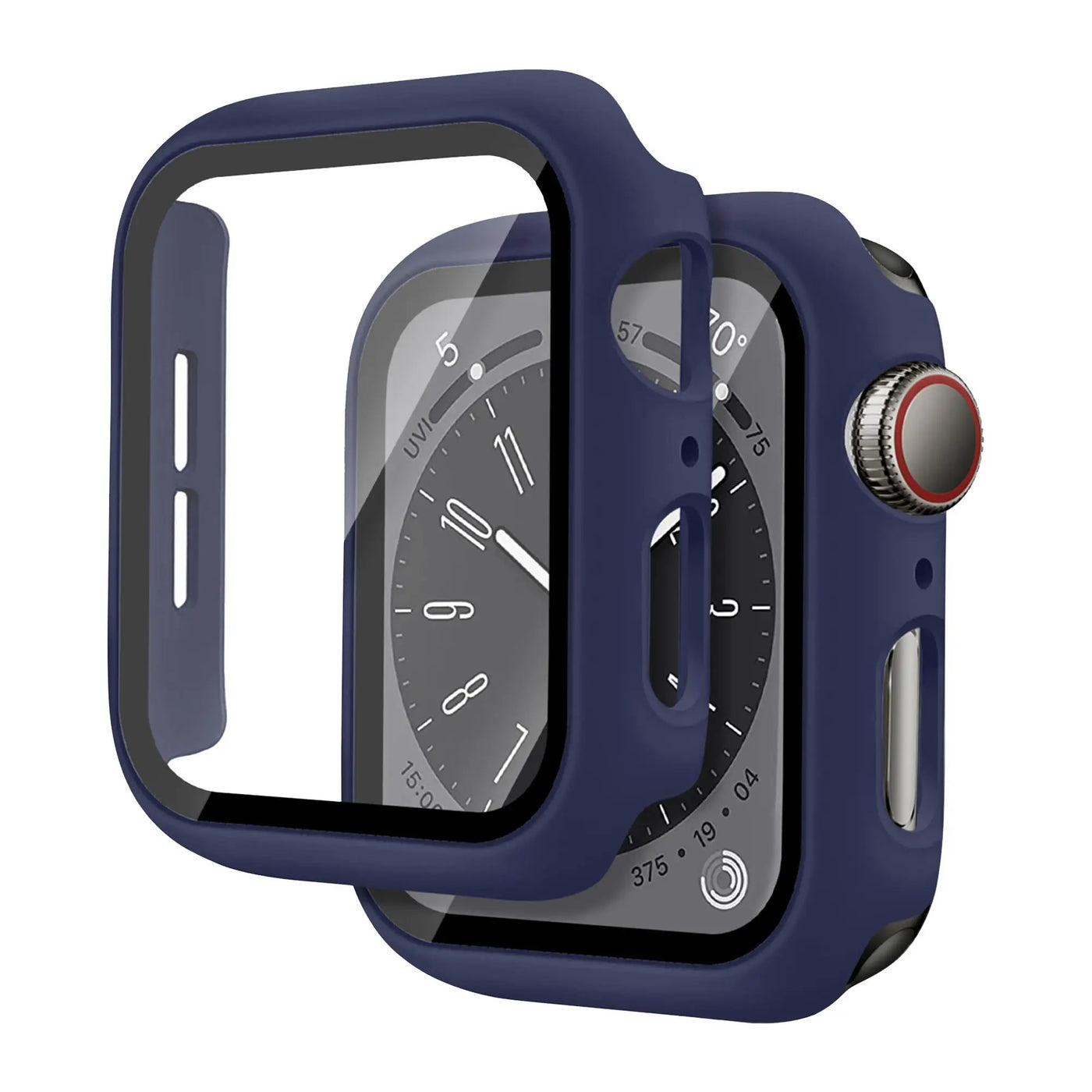 Glass+Cover For Apple Watch case 46mm 44mm 40mm 45mm 41mm 42mm 38mm Screen Protector iwatch series 10 9 8 7 6 5 3 SE Accessories