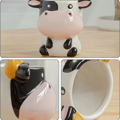 Cute Nordic Style Ceramic Animal Flower Pot Cartoon Zebra Sheep Cow Head Mini Pot Succulents Plants Bonsai Pots Home Decoration