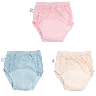 3PCS/LOT NEWBORN COTTON TRAINING PANTS SUMMER BABY SHORTS WASHABLE REUSABLE CLOTH DIAPERS INFANT NAPPIES