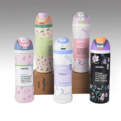 Owala Insulated Stainless Steel Water Bottle with Straw, BPA-Free Sports Water Bottle, Great for Travel,  32 Oz