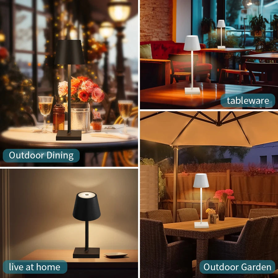 Desk Lamps 3-Color LED Table Lamp Night Light Touch Dimming Eye Protection USB Plug in Lamps For Study Table Lamp Bed Side Light