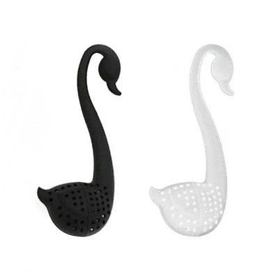 1pc Creative Swan Tea Infuser Environmentally Friendly Plastic Elegant Swan Tea Strainers Teaware Tea Infuser Kitchen Tools