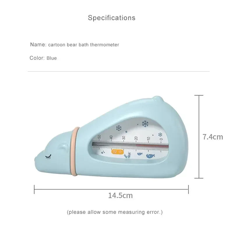 Baby Bath Thermometer Cute Bear Kids Bathtub Safety Bathing Floating Toys Upgraded Sensor Shower Water Temperature Gauge