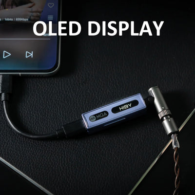 HiBy FC3 MQA Dongle Type C to 3.5mm 112mW Output USB DAC Audio HiFi Decoder Headphone AMP PCM384 DSD128 for Android iOS Win10