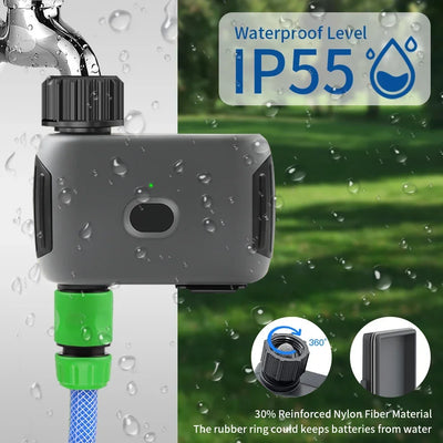 TNCE Smart Tuya Bluetooth Garden Water Timers  Rain Delay Programmable Automatic Sprinkler Drip Irrigation Valve Support Alexa