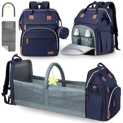 TOP Shoulder Bed Mosquito Proof Mommy Cart Large Capacity Mother And Baby Bag Gift Toys Women Backpack Mother And Baby  Backpack