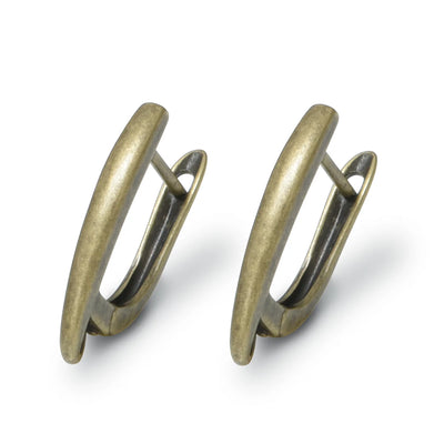 Bronze Musical Note Earrings Findings For DIY Jewelry Earring Hooks Accessory for Jewelry Handmade  Making Supplies