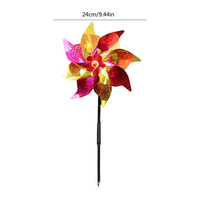 1pc Windmill Bird Repellent Decoration Bird-Scaring Wind Spinner Children Kids Toys Easy Installation Garden Orchard Protection