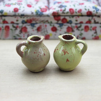 1:12 Miniature Ceramic Vase Dollhouse Diy Doll House Decor Accessories