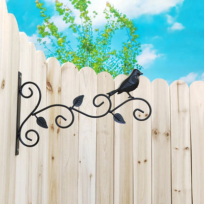 Hanging Bracket Hooks Hanger Wall Bird Flower Pot Basket Planter Lantern Metal Feeder Chime Wind Mount Hook Garden Decor